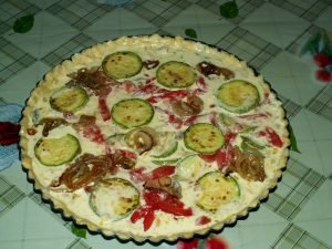 Tarte aux courgettes