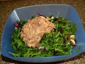 Tuna at Arugula Salad