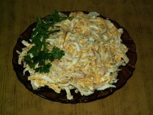 Salade - calamars au fromage