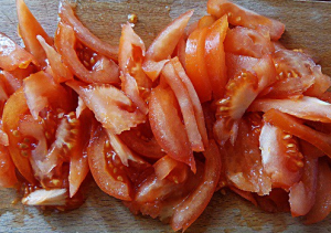 Salade de céleri et de champignons pour les foodists crus