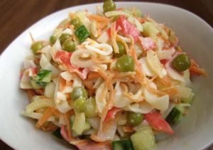 Salade De Viande De Crabe