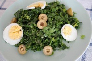 Salade d'épinards et oseille