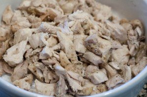 Salade de raisins, poulet et céleri