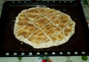 Tarte feuilletée à la banane