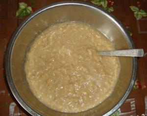 Fouetter la tarte aux pommes