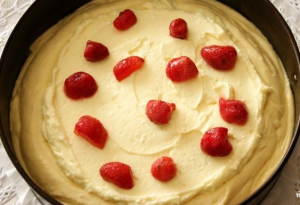 Sponge cake curd pie: recipe