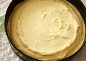 Sponge cake curd pie: recipe