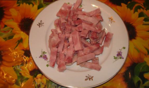 Salade de jambon et sésame