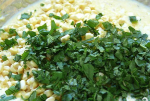 Basil Corn Pie: Recipe