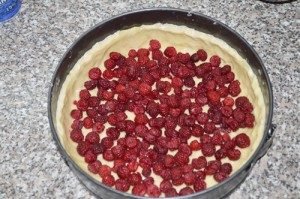 Sablé fourré à la framboise