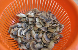 Tarte Changeling aux champignons, viande hachée et riz