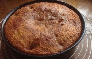 Plum nut cake