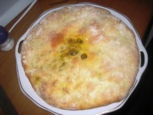 Kabuskadzhin - Tarte ossète au chou et au fromage