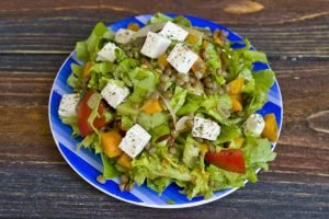 Salade De Lentilles Et Brynza