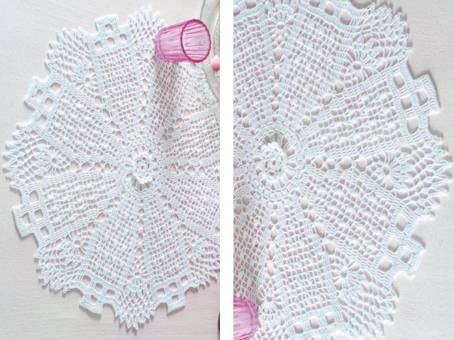 Serviettes au crochet