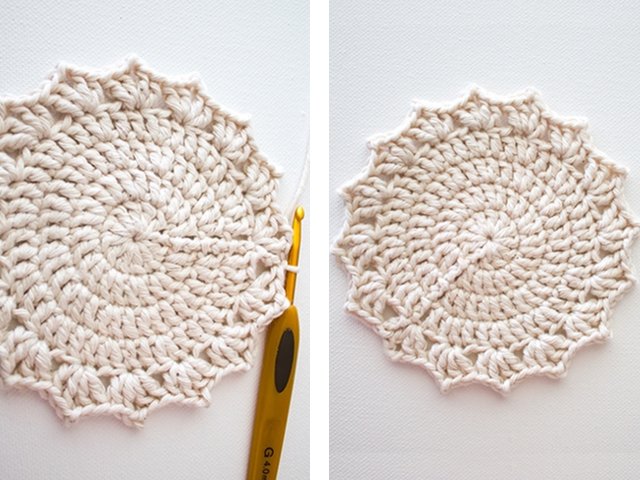 Serviettes au crochet