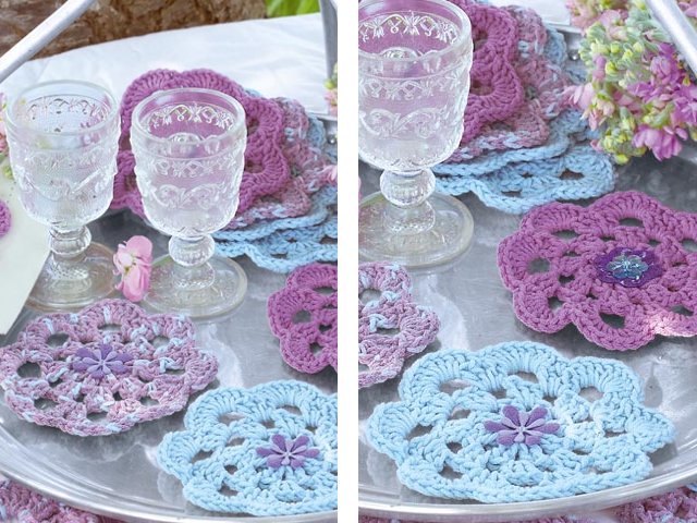 Serviettes au crochet