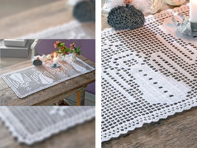 Serviettes au crochet