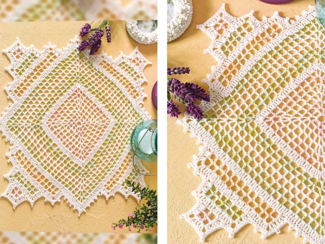 Serviettes au crochet