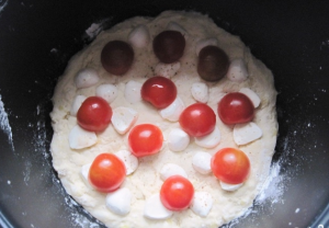 Tarte aux pommes de terre dans une cocotte