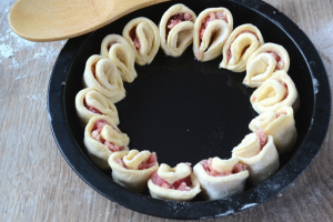 Tourte à la viande de chrysanthème