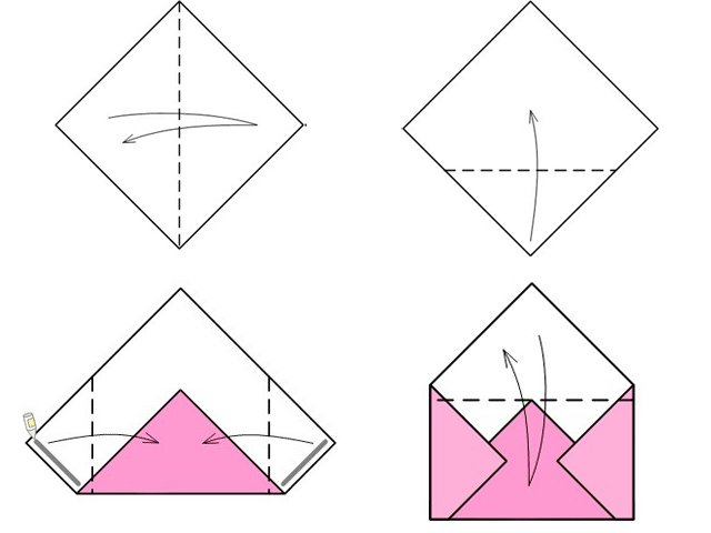 Mga sobre na papel sa DIY: mga larawan, video, mga tagubilin