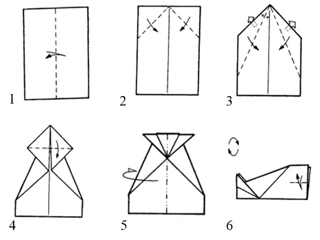 Comment faire un avion en papier: instructions, photos, vidéos