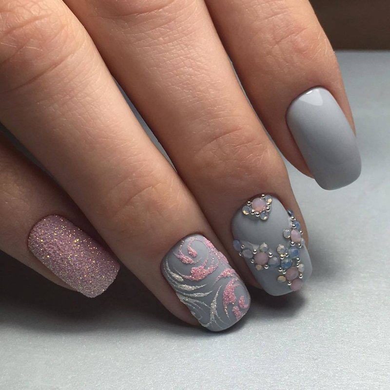 Matte Textured Nail Art