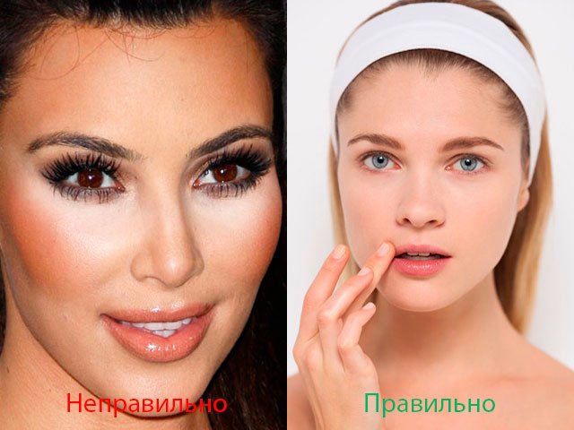 15 erreurs majeures de maquillage - vérifiez vous-même!