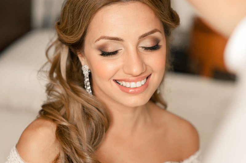 Maquillage de mariage nu