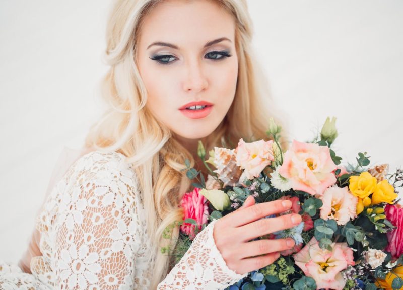 Maquillage de mariage pour les blondes