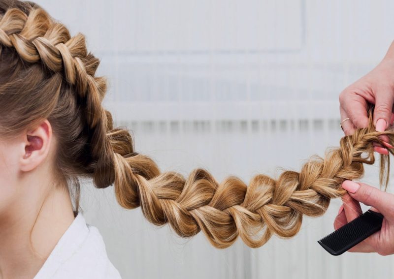 Volume tresse pour cheveux longs