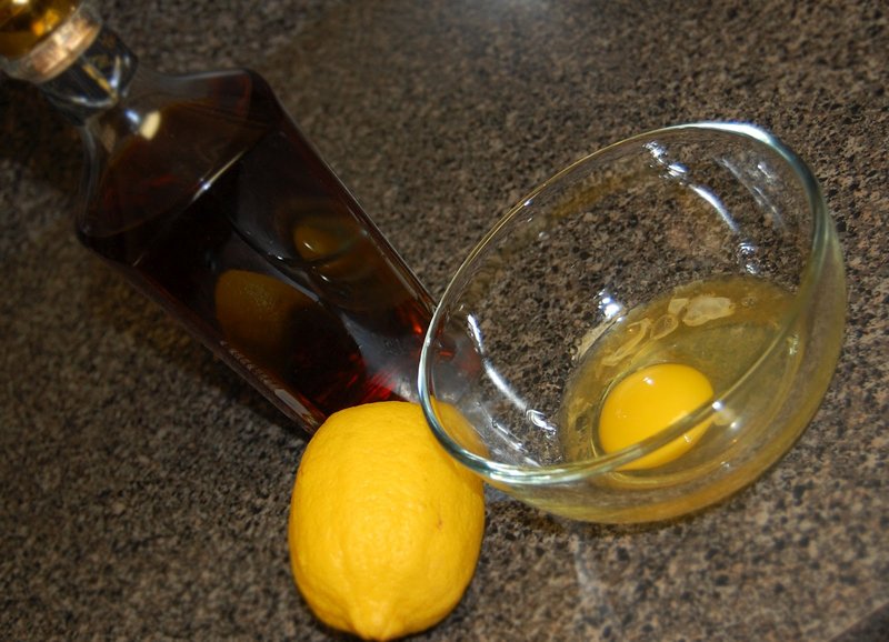 Masque au citron et cognac