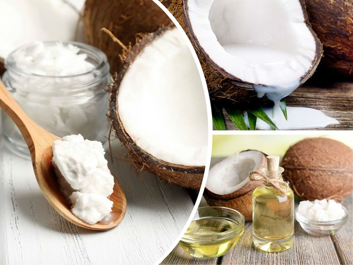 L'utilisation de l'huile de noix de coco pour le visage