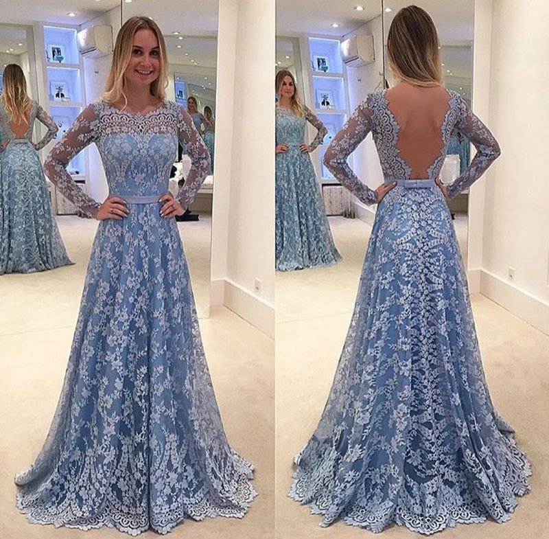 Robe de bal avec dentelle