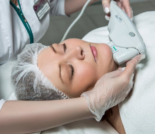 Ang pag-aangat ng Ultrasonic facelift smas