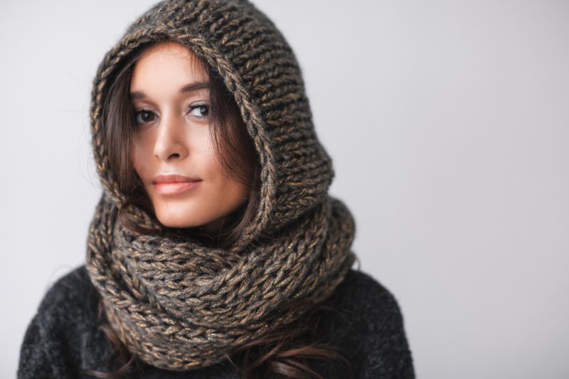 Snood au chocolat