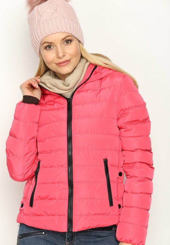 Coral down jacket