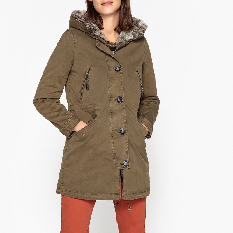 Brown parka