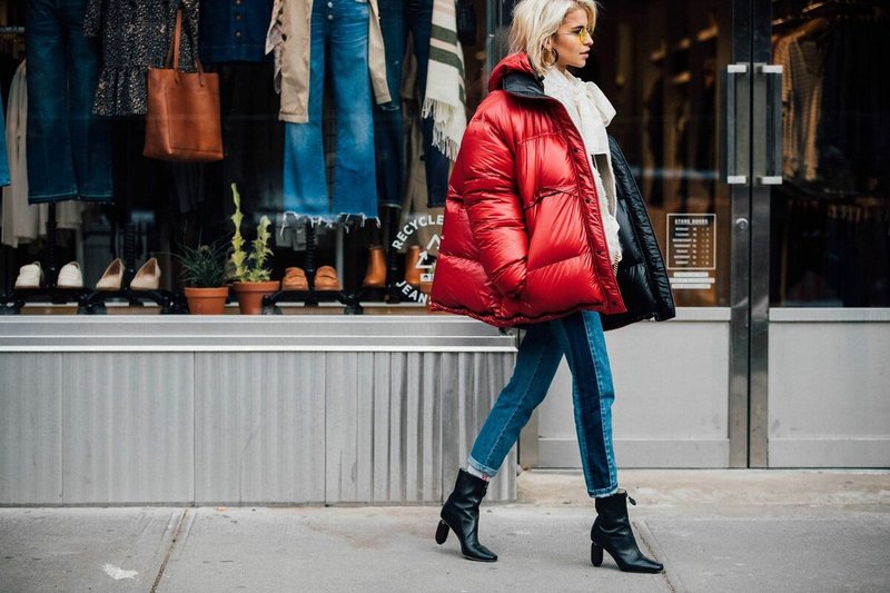 Veste oversize rouge