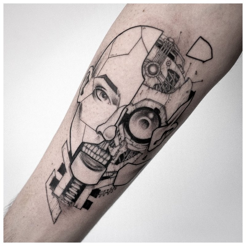 Tattoo ng Cyberpunk