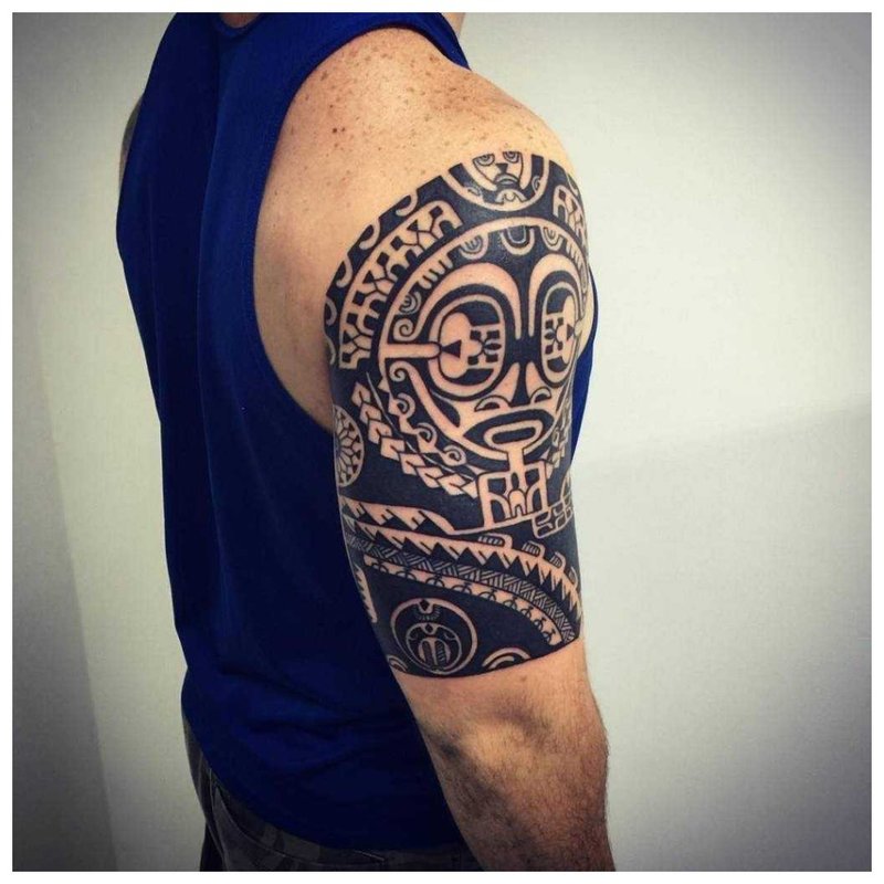 Estilo ng Shoulder Polynesia