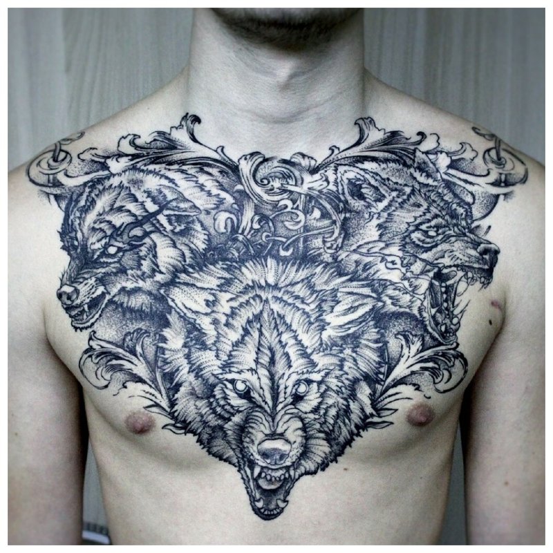 Ang buong Wolf Tattoo