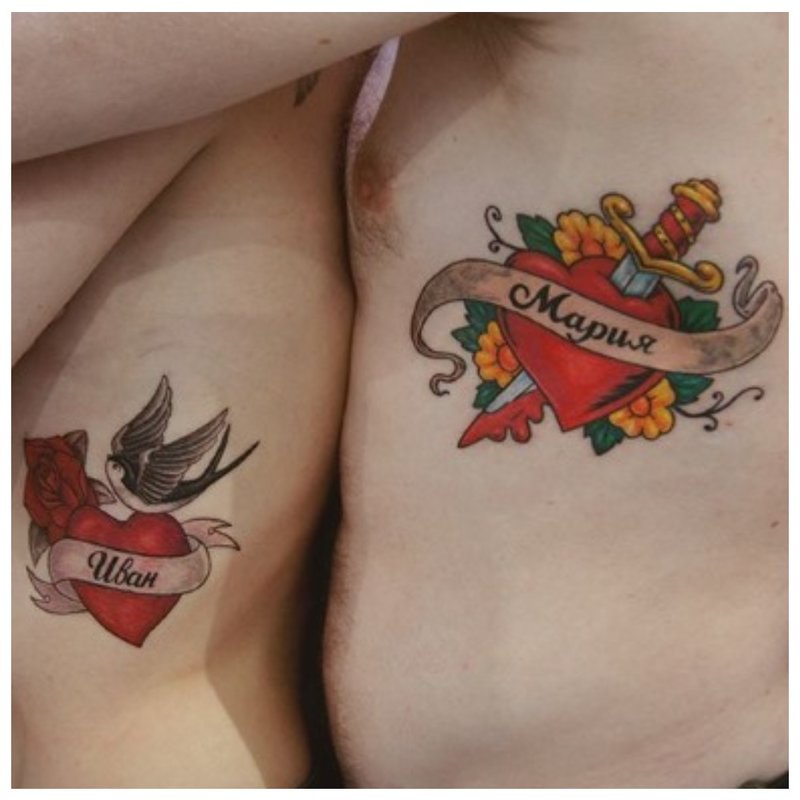 Double tatouage