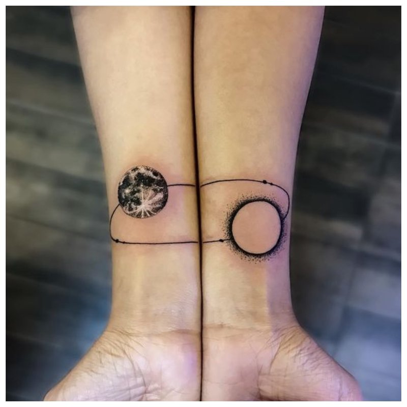 Tema sa astrolohiya para sa tattoo