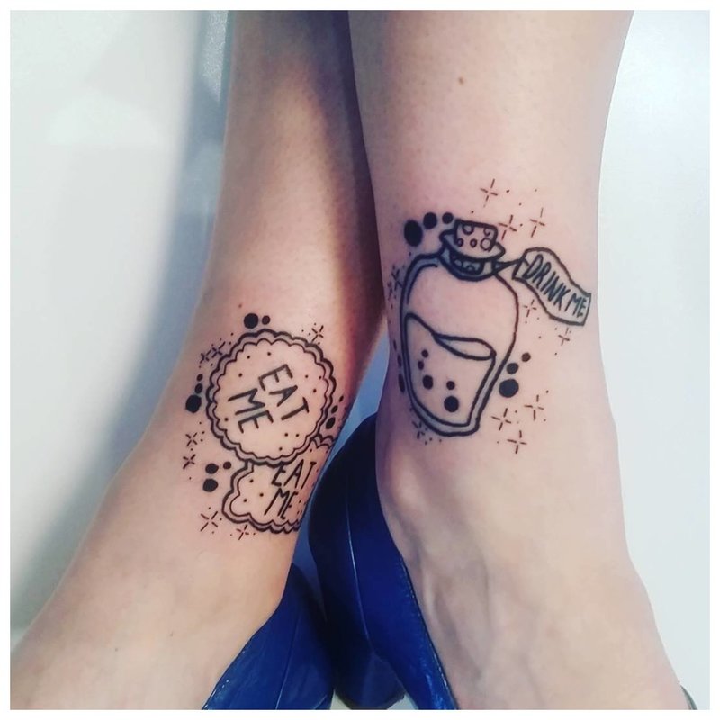 Alice Sa Wonderland Tattoo