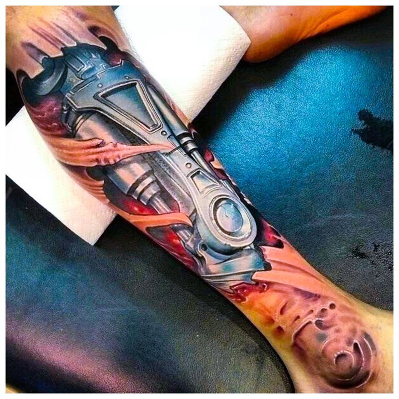 Tattoo ng Cyberpunk