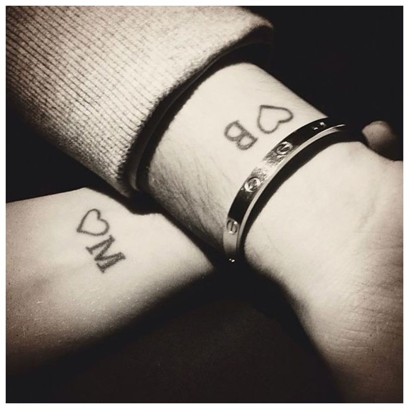 Double tatouage pour les amoureux