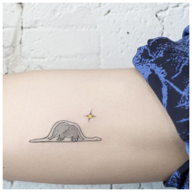 Elephant tattoo