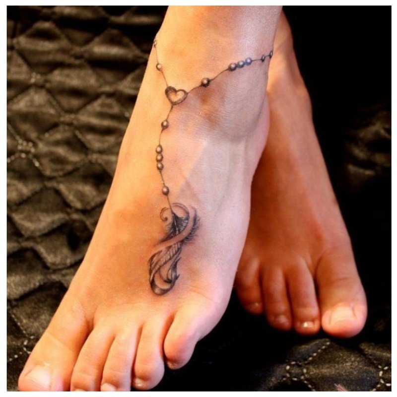 Tattoo ng Anklet